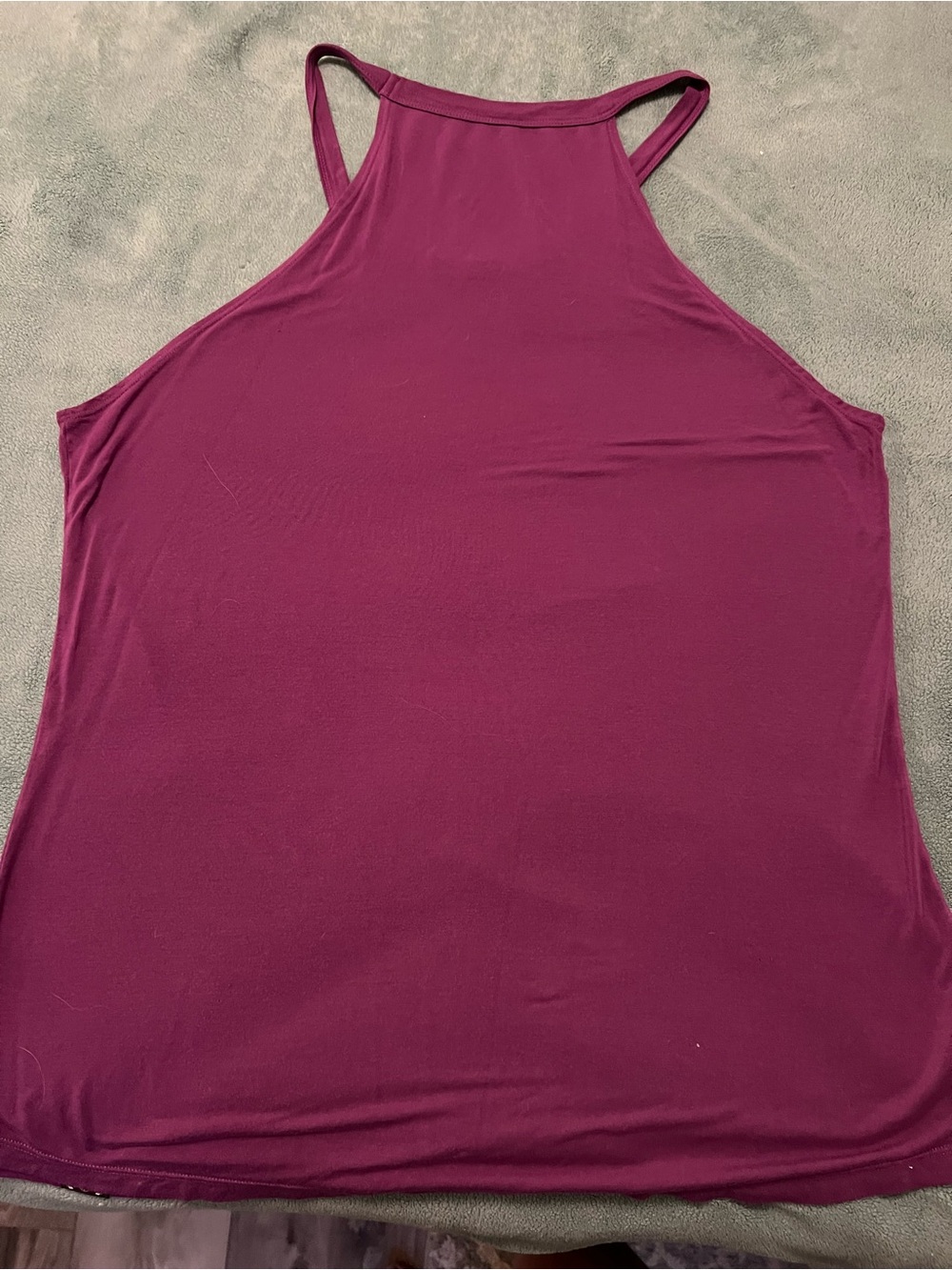 CVG Women’s Racerback high neckTank Top - Plum